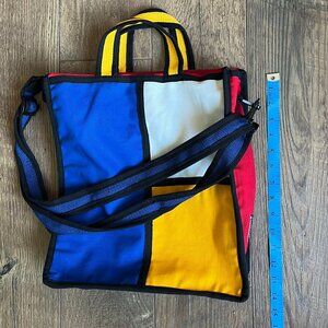 Tokiké *Colorblock Expandable Tote* | Geometric | Dust Bag Included | Adjustable